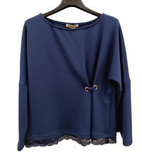 MAGLIA DONNA M/L P13859 Tellini S.r.l. Ingrosso Abbigliamento